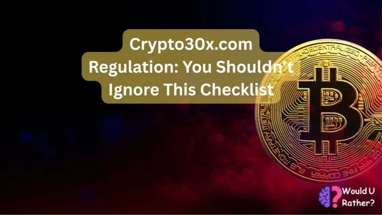 Crypto30x.com Regulation