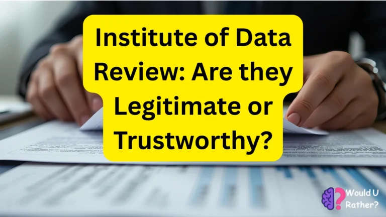 Institute of Data Review
